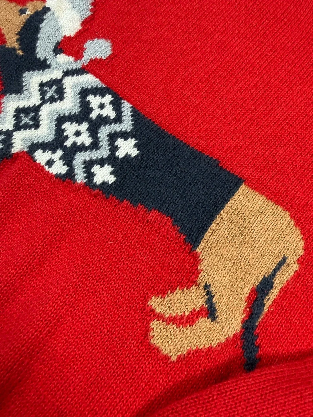 GAP Toddler Dachshund Christmas Sweater 4 Holiday Fair Isle Dog Cottagecore Cute